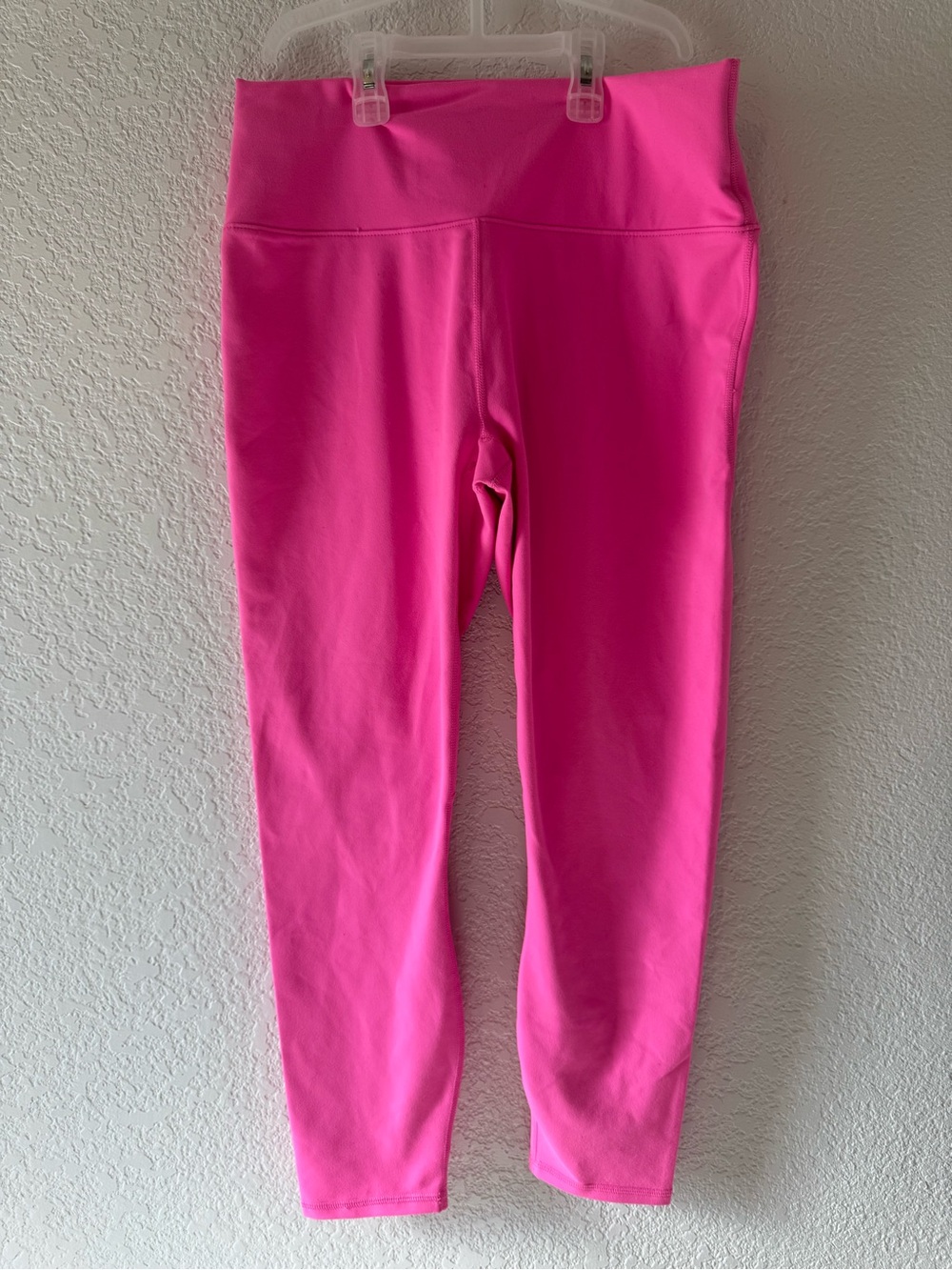 Fabletics Pink Powerhold Leggings with Cheetah Details